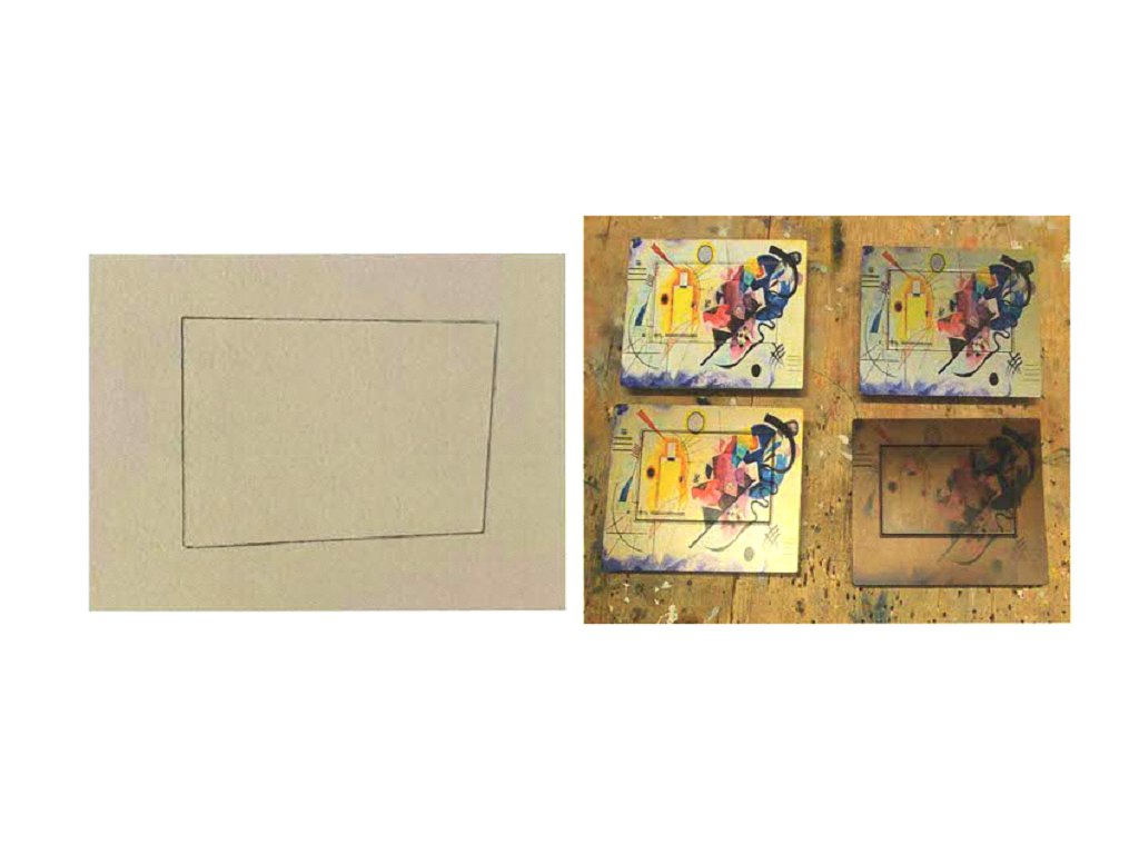 Maniglia Incasso Rettangolare Porta Scorrevole/Battente Atomo nottolino chiusura a Toppa mm.122x113 da Verniciare | Saletta - immagine 3